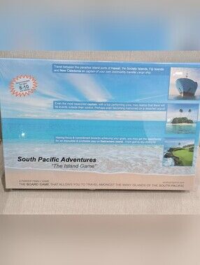 South Pacific Adventures: "The Island Game" Board Game